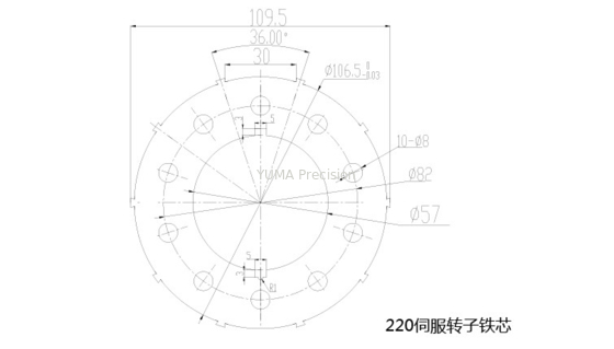OD200mm モーター ローターとステーター カスタム さまざまなモデルのモーター コア 高品質のケイ素鋼ローターとステーター